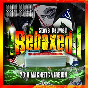 Reboxed 2018 Magnetic Version Blue (Gimmicks and Online Instructions) by Steve Bedwell and Mark Mason – Trick
