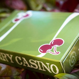 Cherry Casino (Sahara Green) Playing Cards by Pure Imagination Projects