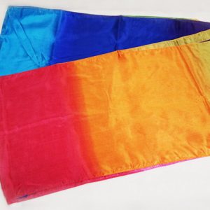 Multicolored Silk Streamer 12 inch by 15 ft from Magic by Gosh