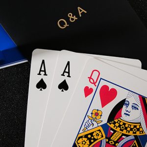 Q & A Jumbo Three Card Monte by TCC – Trick