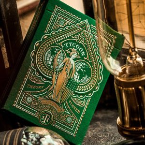 Limited Edition Green Tycoon Playing Cards by theory11
