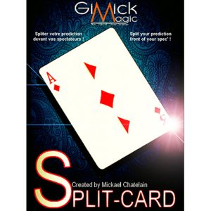 SPLIT-CARD (Red) by Mickael Chatelain  – Trick