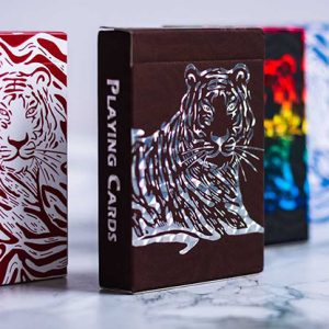 The Hidden King Red Luxury Edition Playing Cards by BOMBMAGIC