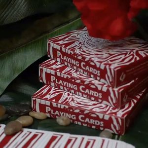 The Hidden King Red Luxury Edition Playing Cards by BOMBMAGIC