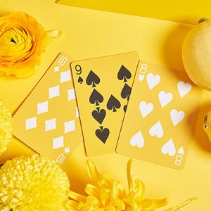 Keep Smiling Pearl Gold V2 Playing Cards by Bocopo