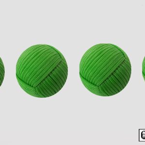 Rope Balls 1 inch / Set of 4 (Green) by Mr. Magic – Trick