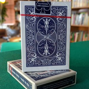 Experts Thin Crushed Printed on Web Press Rider Back Back (Blue) Playing Cards