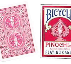 Cards Bicycle Pinochle Poker-size (Red)