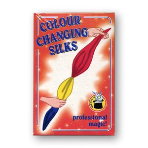 Color Changing Silks 4 color silks 12 inch (red/yellow bo x) by Vincenzo Di Fatta – Trick