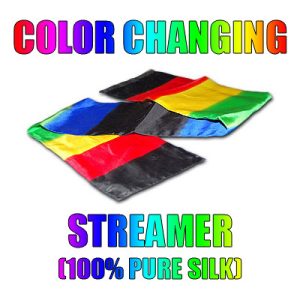 Color Changing Streamer 100% Silk by Vincenzo Di Fatta – Tricks