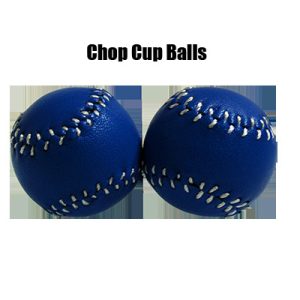 Chop Cup Balls Blue Leather (Set of 2) by Leo Smetsers – Trick