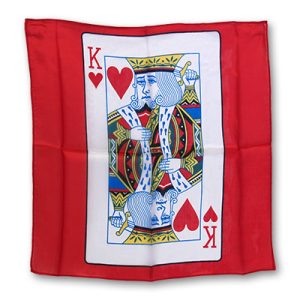 Silk 18 inch King of Hearts Card from Magic by Gosh – Trick