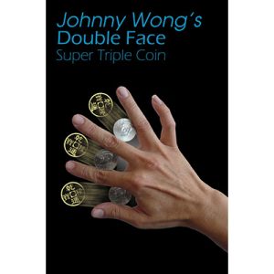 Double Face Super Triple Coin (with DVD) by Johnny Wong – Trick