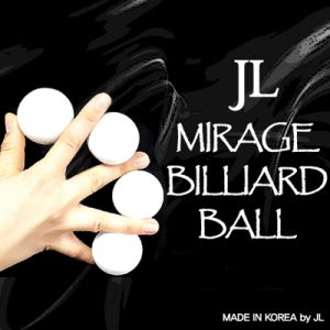 Mirage Billiard Balls by JL (WHITE, 3 Balls and Shell) – Trick