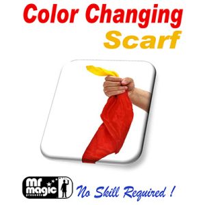 Color Changing Silk Scarf by Mr. Magic – Trick