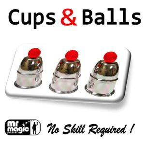 Cups and Balls (Mirror Polish AL) by Mr. Magic – Trick