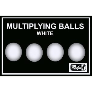 Multiplying Balls (White  Plastic) by Mr. Magic – Trick