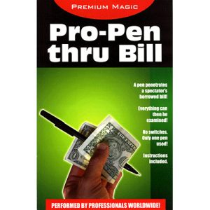 Pro Pen Through Bill by Premium Magic – Trick