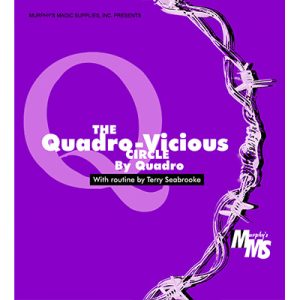 Quadro Vicious Circle Linking Rings by Murphys Magic Supplies – Trick