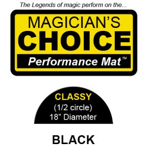 Classy Close-Up Mat (BLACK – 18 inch) by Ronjo – Trick