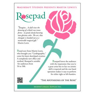 The Rose Pad (complete kit) by Martin Lewis – Trick
