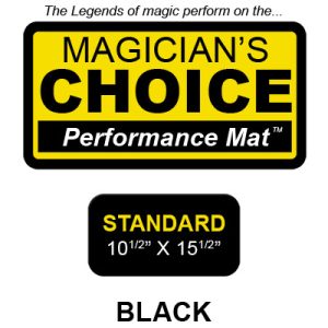 Standard Close-Up Mat (BLACK – 10.5×15.5) by Ronjo – Trick