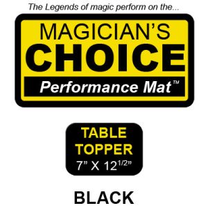 Table Topper Close-Up Mat (BLACK – 7×12.5) by Ronjo – Trick