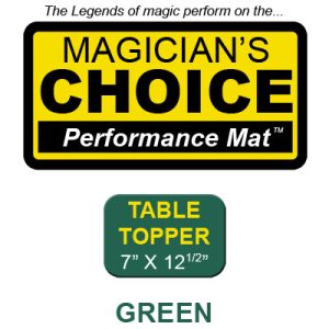 Table Topper Close-Up Mat (GREEN – 7×12.5) by Ronjo – Trick