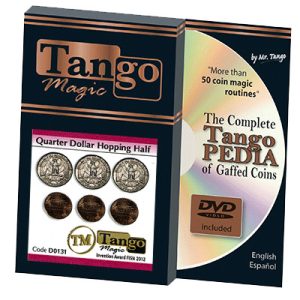 Hopping Half with Quarter (w/DVD) (D0131) by Tango – Trick