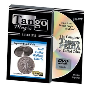Tango Silver Line Expanded Shell Walking Liberty (w/DVD) (D0005) by Tango – Trick