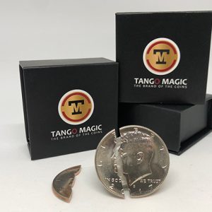 Bite Coin – (D0046)(US Half Dollar – Traditional With Extra Piece) by Tango – Trick