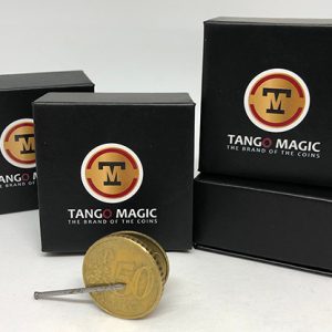 Magnetic Flipper Coin E0033 (50 Cent Euro) by Tango- Trick