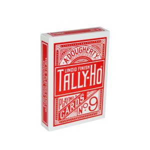 Cards Tally Ho Fan Back Poker size (Red)