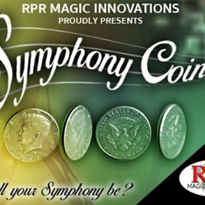 Symphony Coins (English Penny) Gimmicks and Online Instructions by RPR Magic Innovations – Trick