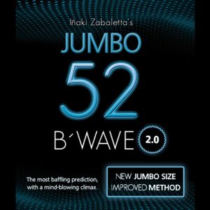 52 B Wave Jumbo 2.0 (Gimmicks and Online Instructions) by Vernet Magic – Trick