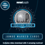 E.S.P. Jumbo Testing Cards (Gimmicks and Online Instructions) by Vernet Magic – Trick