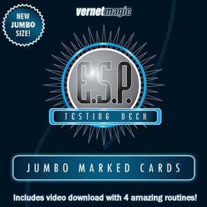 E.S.P. Jumbo Testing Cards (Gimmicks and Online Instructions) by Vernet Magic – Trick