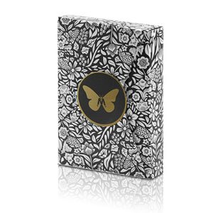 Limited Edition Butterfly Playing Cards Marked (Black and Gold) by Ondrej Psenicka
