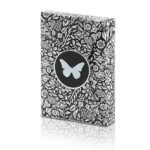 Limited Edition Butterfly Playing Cards (Black and White) by Ondrej Psenicka
