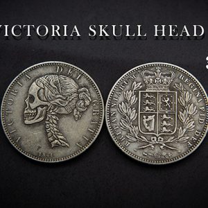 VICTORIA SKULL HEAD COIN by Men Zi  Magic