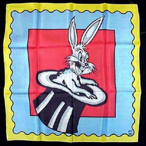 Rice Picture Silk 18″ (Rabbit in Hat) by Silk King Studios – Trick