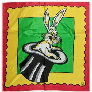 Rice Picture Silk 27″ (Rabbit in Hat) by Silk King Studios – Trick