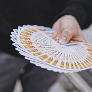 Fluid Art Orange (Standard Edition) Playing Cards