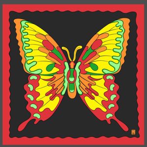 Rice Symphony Silk 36″ (Butterfly) by Silk King Studios – Trick