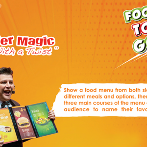 Food To Go 2.0 by George Iglesias and Twister Magic – Trick