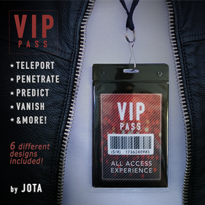 VIP PASS (Gimmick and Online Instructions) by JOTA – Trick