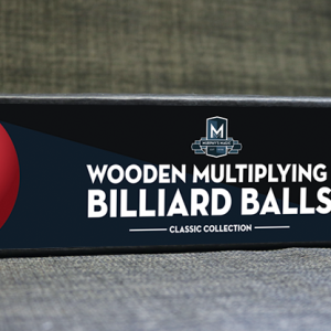 Wooden Billiard Balls (1.75″ Red) by Classic Collections – Trick