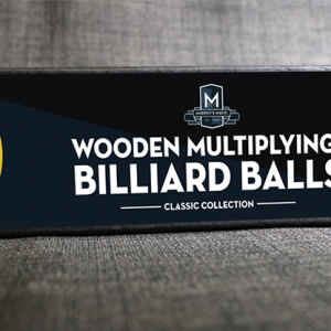 Wooden Billiard Balls (1.75″ Yellow) by Classic Collections – Trick