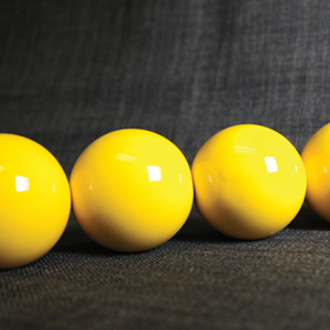 Wooden Billiard Balls (2″ Yellow) by Classic Collections – Trick