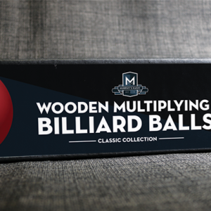Wooden Billiard Balls (2″ Red) by Classic Collections – Trick
